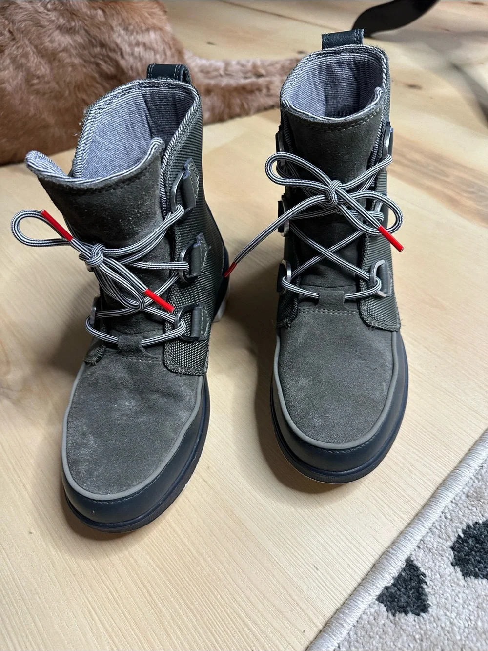 SOREL Tivoli IV Women’s Waterproof Boots Alpine Tundra Dark Moss 8.5 Rare